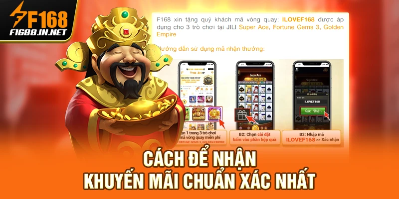 Cách để nhận khuyến mãi chuẩn xác nhất